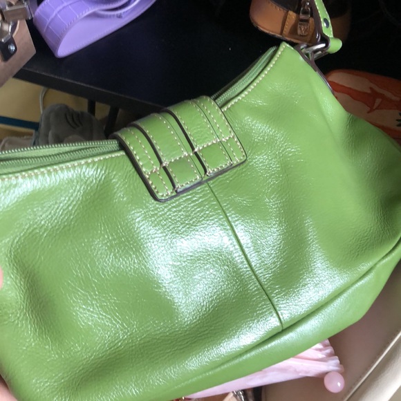 Green Leather Purse - Picture 2 of 6